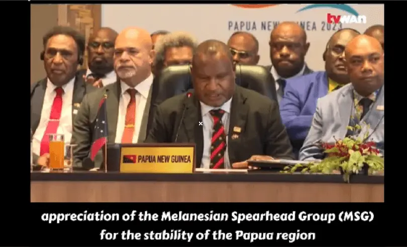 Apresiasi dari MSG terhadap Stabilitas di Wilayah Papua